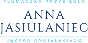 Anna Jasiulaniec - Tłumacz Przysięgły